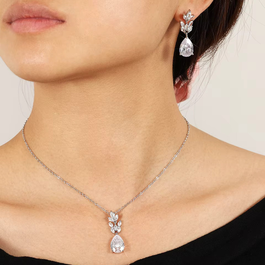 Zakol Schmuck-Set, Silber, Zirkonia, Damen - Bild 3