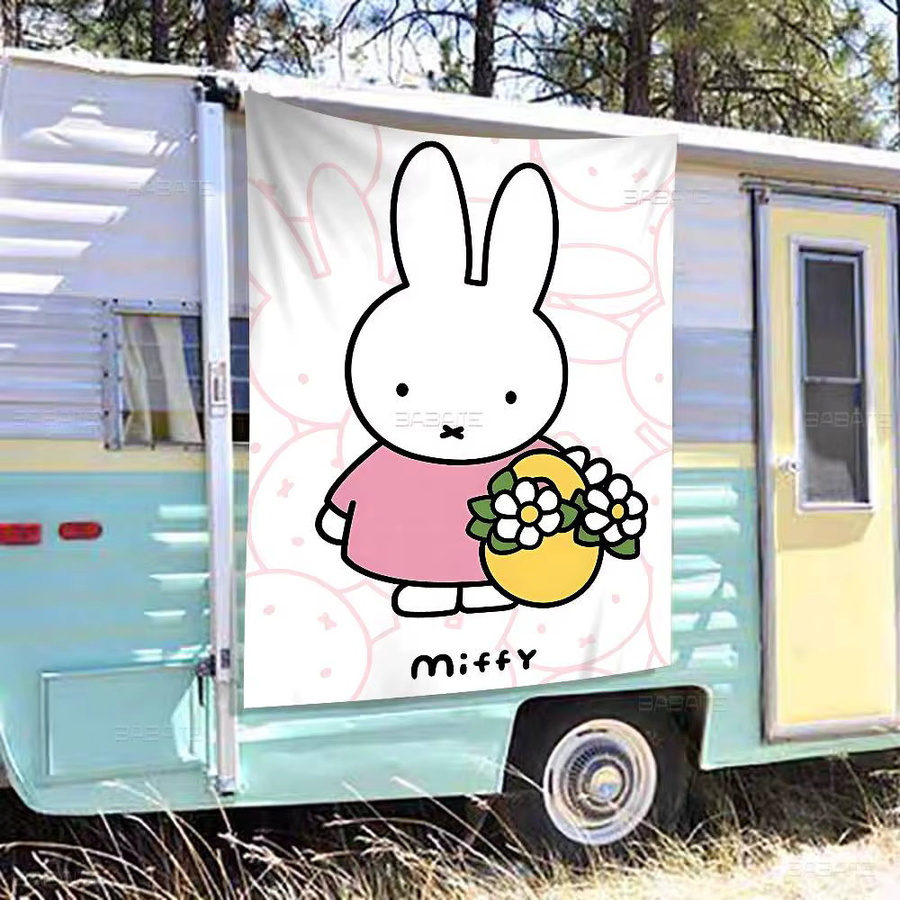 Potdemiel Miffy Wandbanner mit Tiermotiv, Mehrfarbig, Rechteckig - Bild 6