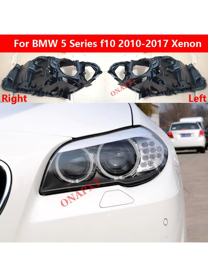 ONAPXT Scheinwerfer Gehäuse untere Shell für BMW F10 520 525 528 535 (2010-2017) und Xenon 7er E66 in Schwarz - Bild 6