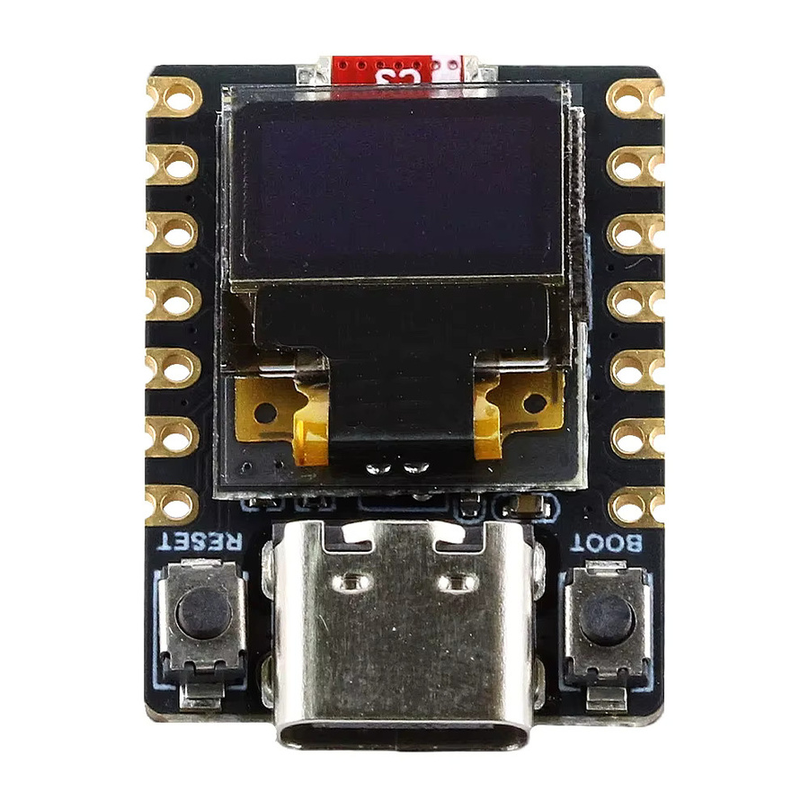ESP32 C6 Entwicklungsboard-Modul mit 0,42 Zoll OLED-Display, 2,4GHz WLAN, Bluetooth und USB-C für deine IoT DIY-Projekte in Schwarz - Bild 3