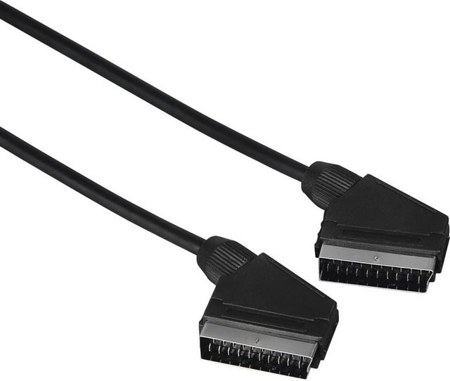 Hama Scart-Verbindungskabel Stecker-Stecker Schwarz, Länge: 1,5 m - Bild 1