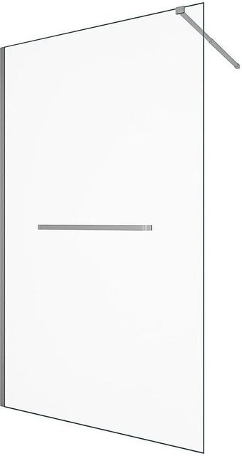 Duschwand Vente-unique Kristen in Silber und Transparent, Breite: 120 cm - Bild 1