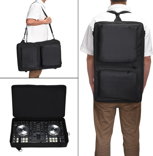 Pioneer DJ-Controller-Umhängetasche in Schwarz mit verstellbarem Schultergurt für DDJ-SR2 und DDJ-SR 1. Gen - Bild 1