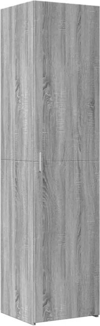 vidaXL Highboard Grau Sonoma Modern Wandmontiert B/T/H: 45 x 42,5 x 185 cm - Bild 1