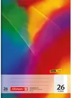 Brunnen Schulheft DIN A4 kariert mit Rand Lineatur 26 multicolour - Bild 1