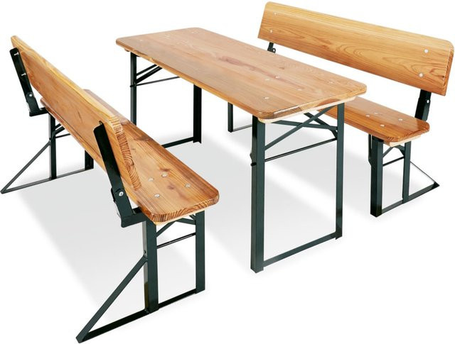 Pinolino Kinderfestzeltgarnitur Sepp mit Lehne, 3-teilig, bunt, B/H/L: 40 x 53 x 109 cm - Bild 1