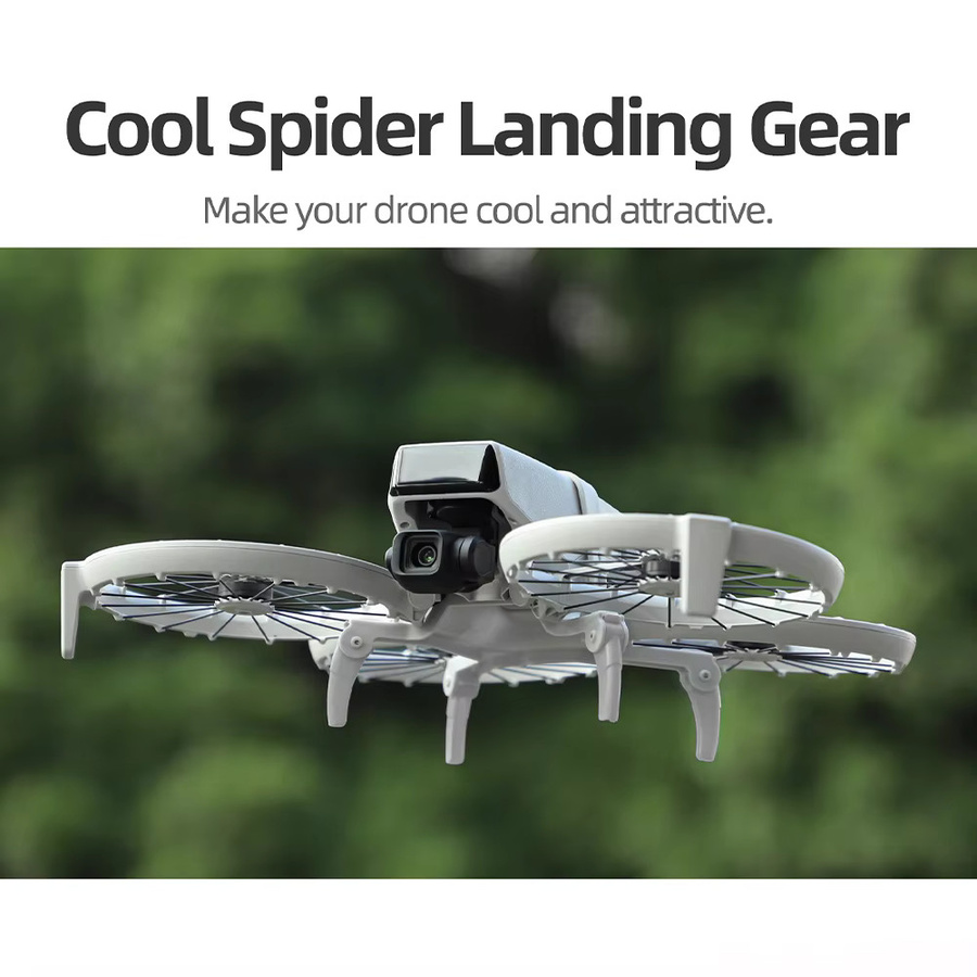 DJI Faltbares Drohnen-Landegestell Spider-Tripod Schutzständer in Grau - Bild 2