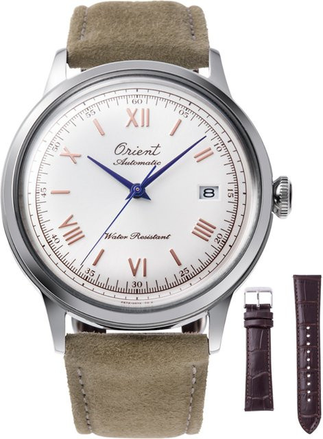 Orient Armbanduhr Classic Bambino, Automatik, Edelstahl, Leder, 40 mm, Herren - Bild 1