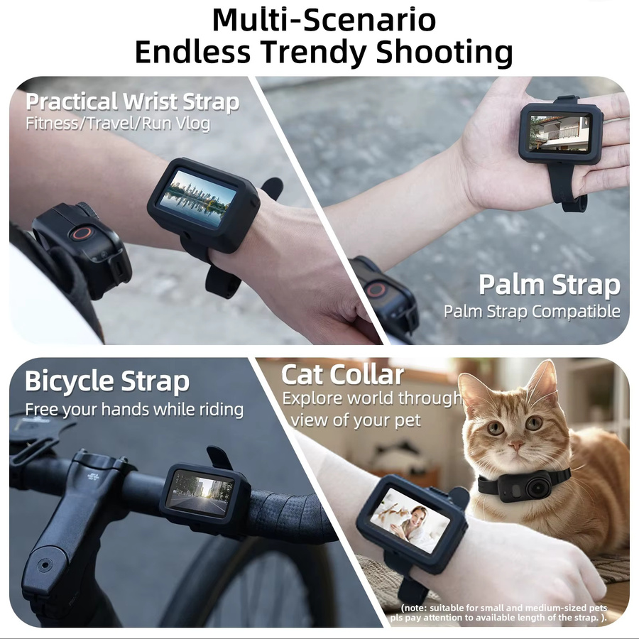 DJI Osmo Nano Silikon-Armband in Schwarz für Kamerahalterung und Bildübertragung - Bild 4