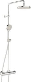 Hansa Duschsystem HANSAMICRA mit Thermostat, Regendusche und Handbrause in Chrom - Bild 2