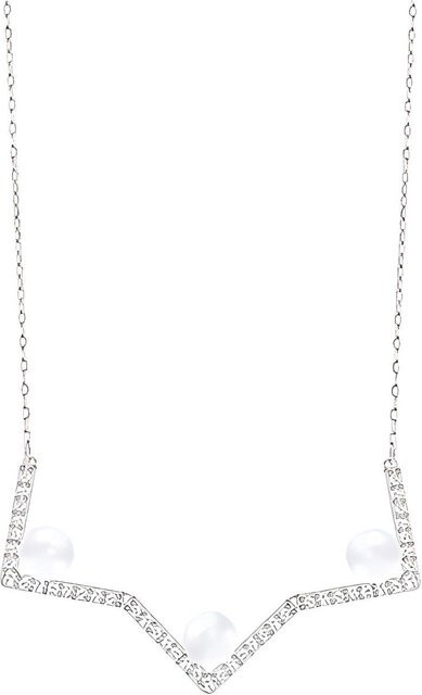 Swarovski Schmuck, Weißgold plattiert, Perlen, Damen - Bild 1
