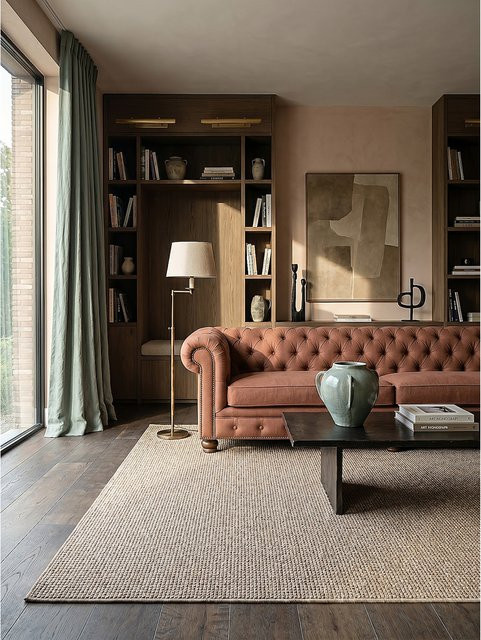 Pflegeleichter Flachgewebe-Teppich Kadima Design in Beige, B/T: 200 x 280 cm - Bild 1