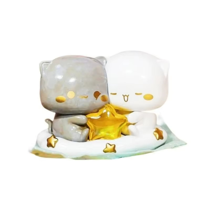 Mitao 4-Jahreszeiten-Glückskatze Blindbox Multicolor Cartoon-Figur als Schreibtisch-Dekoration und Geschenk für Jungen und Mädchen - Bild 2