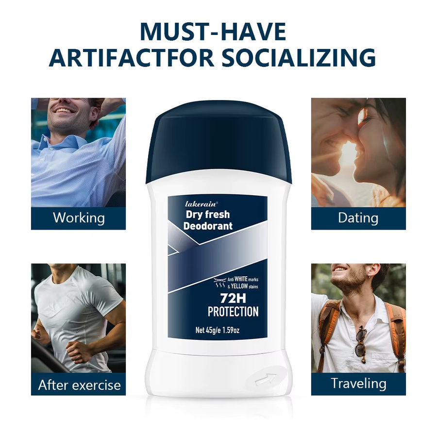 Lakerain Men UltraClear Deodorant Stick, holzig, Herren - Bild 2