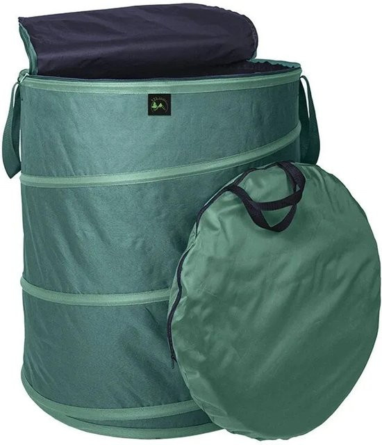 TTL GARDEN Pop Up Laubsack DELUXE in Grün mit Deckel und 270 l Fassungsvermögen - Bild 1