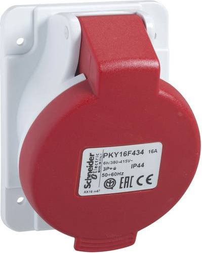 Schneider Electric PKY32F434 CEE Anbaudose 32A 415V Rot - Bild 1