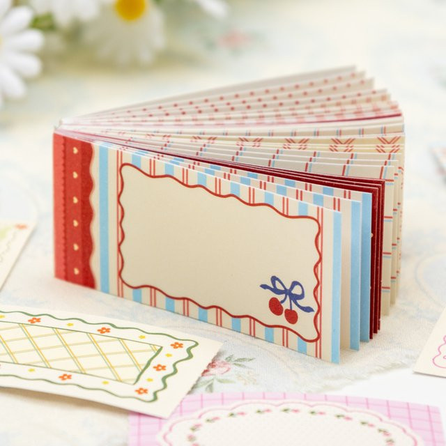 30 Blatt Mini-Aufkleber in Multicolour zum Beschriften und Dekorieren von Tagebüchern aus Papier - Bild 1