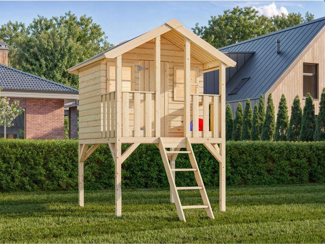 Palmako Spielturm Toby aus Fichte mit Holzleiter, B/T/H: 287 x 212 x 284 cm - Bild 1
