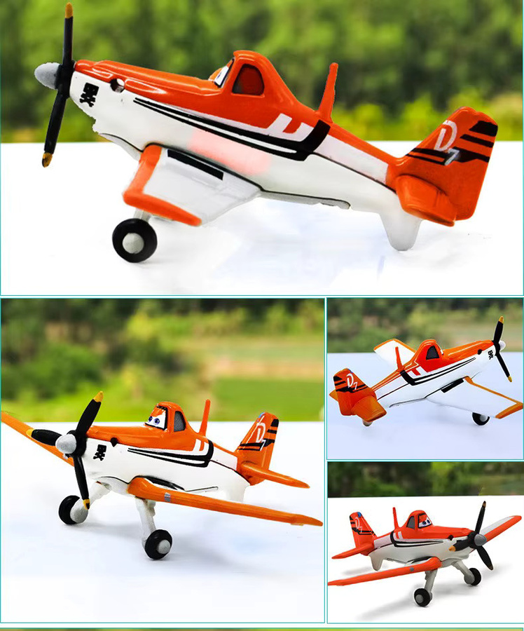 TOPTOY Disney Planes Dusty, Captain 5 und Fighter 11, Fahrzeuge, Metall, Set / Bundle - Bild 2