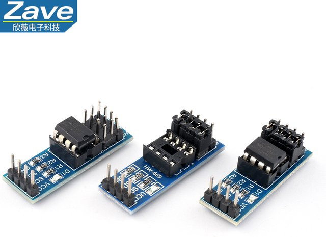 ZAVE EEPROM-Speichermodul AT24C128 AT24C256 mit I2C-Schnittstelle in Blau für Arduino - Bild 1