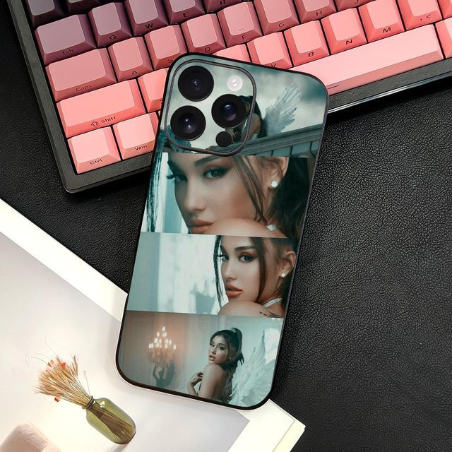 Ariana Grande Handyhülle aus weichem TPU für iPhone 16 15 14 13 12 11 Pro Max Plus Mini in Multicolour - Bild 1
