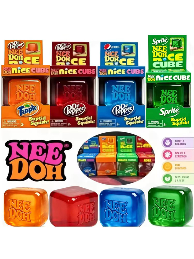 Schylling Nee Doh Nice Cube Soda, Fidget-Spielzeug - Bild 4