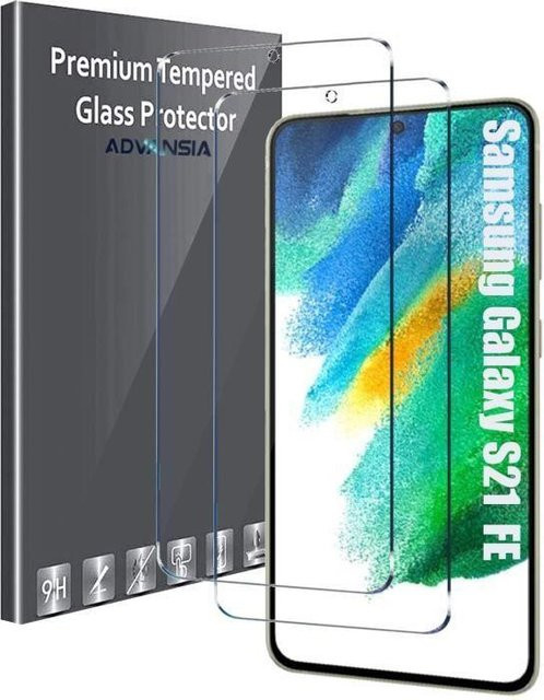 Advansia Gehärtetes Glas für Samsung Galaxy S21 FE in Transparent - Bild 1