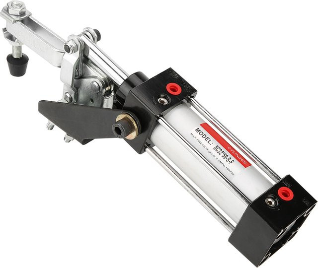 WALFRONT GH-12130 Professionelle pneumatische Zylinder-Halteklemme, 300 mm - Bild 1