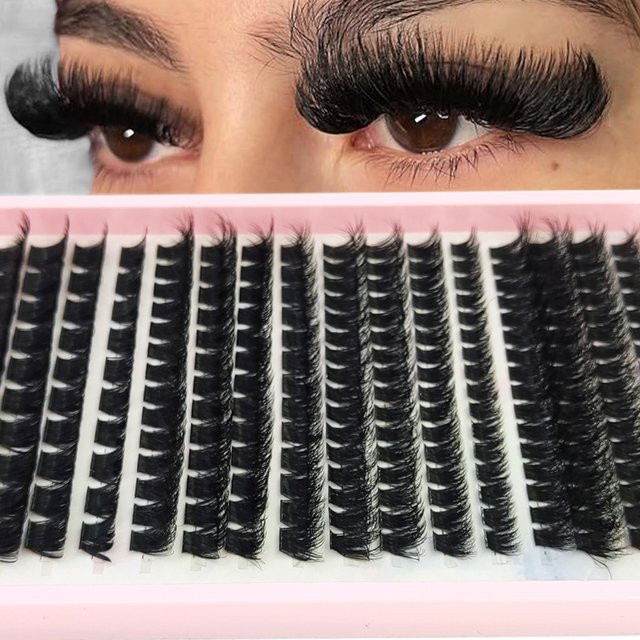 AMSDCN Einzelwimpern-Extensions, Wispy Mix, 10-16mm - Bild 1