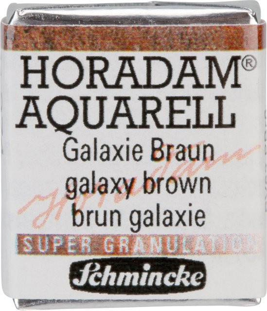 Schmincke HORADAM Aquarellfarbe Galaxie Braun im 1/2 Näpfchen - Bild 1