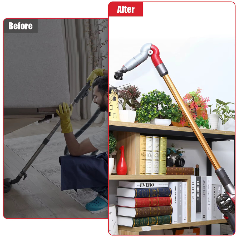 Quick Release Staubsauger Adapter für Dyson V7 V8 V10 V11 V15 Zubehör und Ersatzteil für Low Reach Reinigung - Bild 4