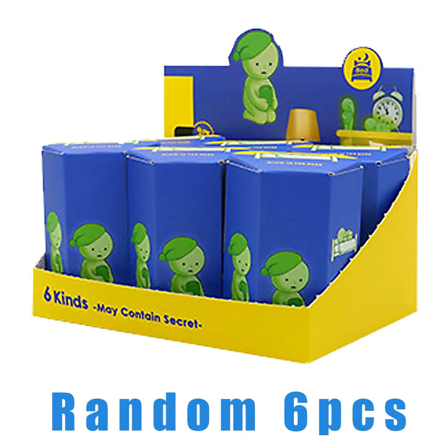 Bandai Überraschungs-Mystery-Box, nachtleuchtende grüne Puppen, Actionfiguren, Set / Bundle - Bild 3