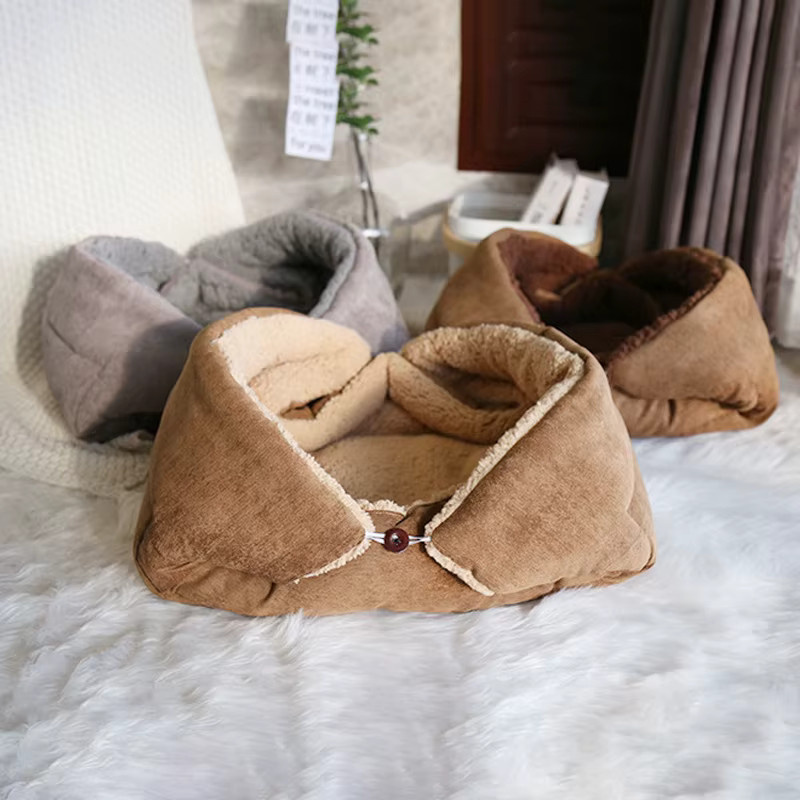 Pawstrip Faltbares Katzenbett für kleine Hunde und Kätzchen, Warmes und verdicktes Haustierbett für den Innenbereich - Bild 4