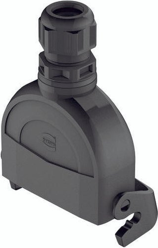 HARTING Kupplungsgehäuse aus Kunststoff in Schwarz, Artikelnummer 19 46 116 0435 - Bild 1
