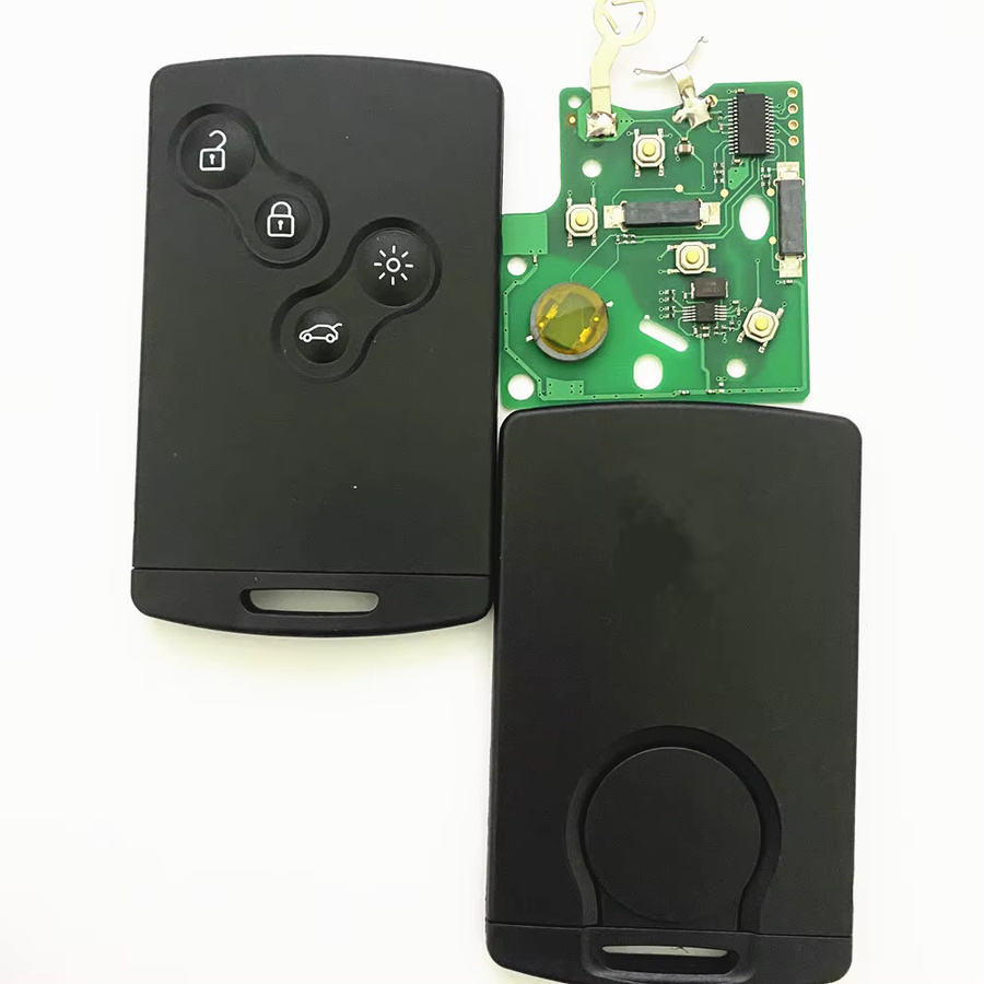 Wilongda 5er Set Remote Key Card 433MHz ID46-PCF7952 Keyless Entry für Renault Megane 3 Laguna 3 Scenic in Schwarz - Bild 4
