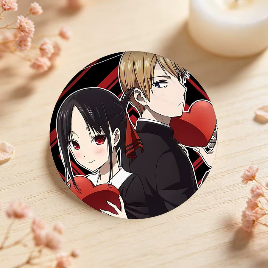 Brosche Kaguya-sama Love Is War, Weißblech, Anstecknadel - Bild 4