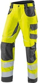 Kübler PSA Reflectiq Hose 2407 in Warngelb/Anthrazit mit Cordura - Bild 1