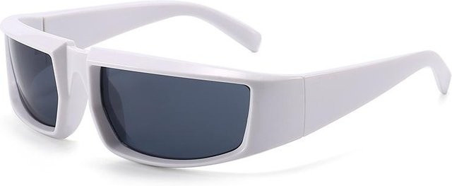 Dote Sonnenbrille, Square, Kunststoff, Weiß, Damen - Bild 1