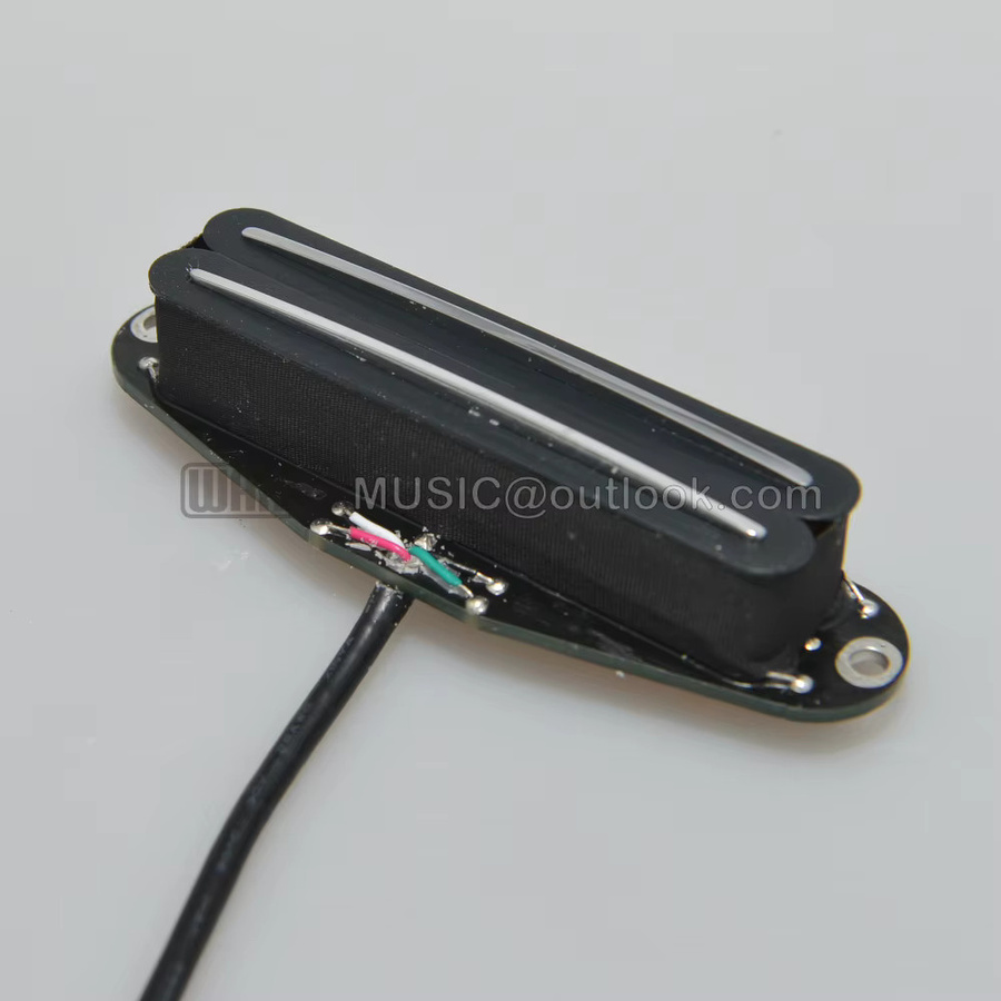 Humbucker Hot Dual Rails Gitarren Pickup für E-Gitarre in Schwarz, Weiß oder Gelb - Bild 2