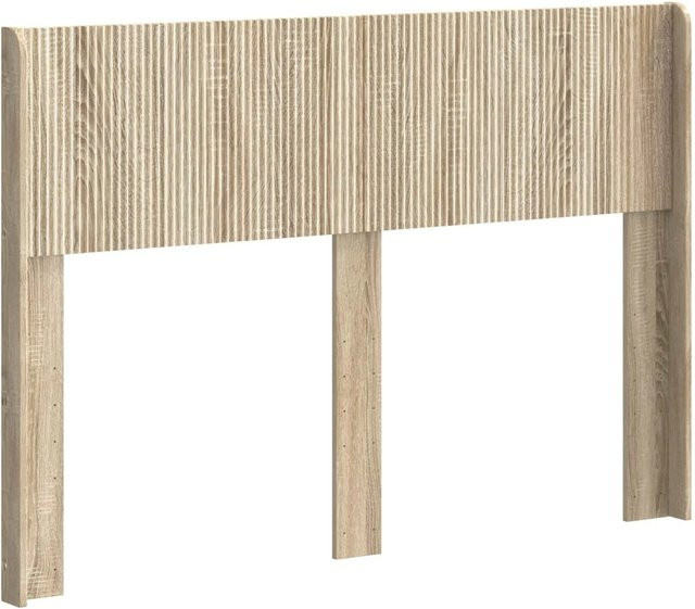 vidaXL Kopfteil in Sonoma Eiche mit vertikalem Latten-Design, Beige - Bild 1