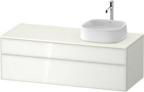 Duravit Waschtischunterschrank Zencha in Weiß, Breite: 130 cm, Tiefe: 55 cm, Höhe: 55 cm - Bild 1