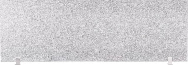 Schreibtisch-Set desktopz Standfuss in Grau, B/T/H: 150 x 50 x 2,5 cm - Bild 1
