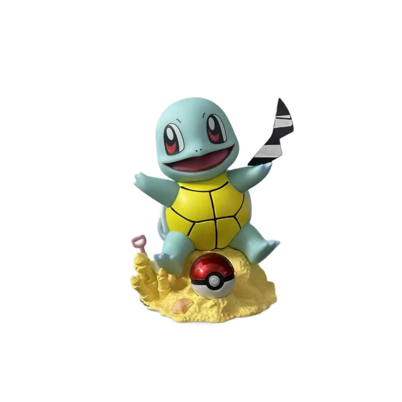 Bandai Pokémon Bulbasaur, Squirtle & Charmander, Anime-Figur Modell Statue, 3-teiliges Set - Bild 2