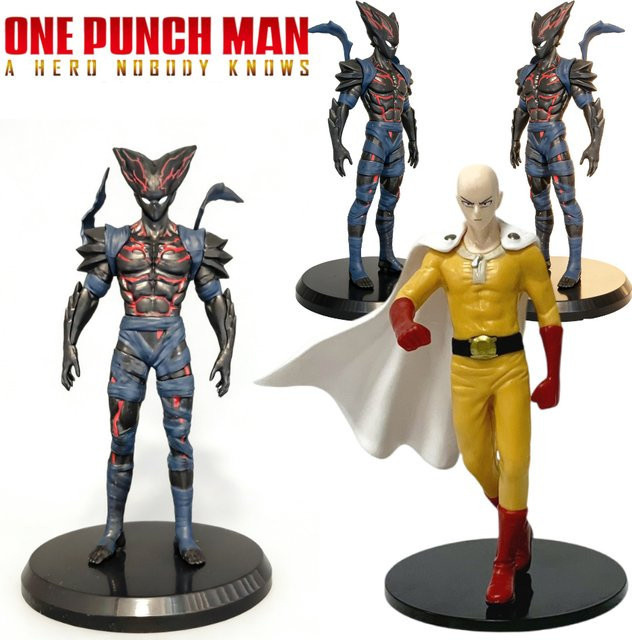 Bandai One Punch-Man Saitama Garou Figur, Modell Spielzeug, Kunststoff - Bild 1