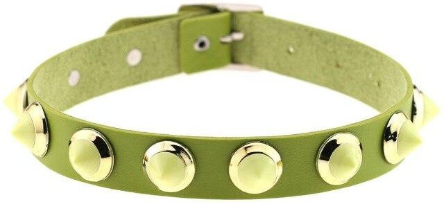 Halskette Yiran pet products, Choker Kragen, Leder, Schwarz, Unisex - Bild 1