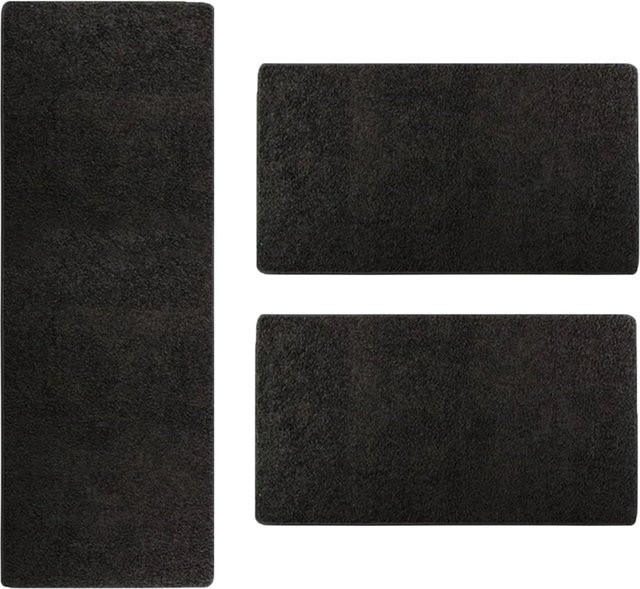 Karat Bettumrandung Sphinx Shaggy Schwarz - Bild 1
