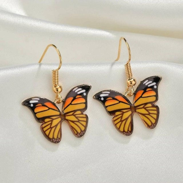 Ohrstecker Schmetterling, braun, Damen - Bild 1