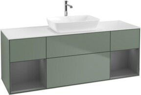 V&B Waschtischunterschrank Finion in Lackoptik, Breite: 160 cm - Bild 1