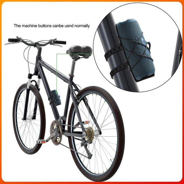 ALLOYSEED Fahrrad-Lautsprecherhalterung in Schwarz für JBL FLIP 7, 6, 5, 4, 3 und FLIP Essential 2 - Bild 1