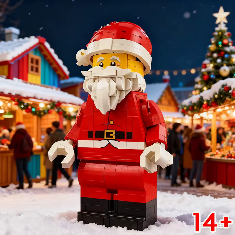 Disney Weihnachtsmann-Minifigur, Baustein-Puzzle-Modell, 761 Teile, ab 14 Jahren - Bild 5